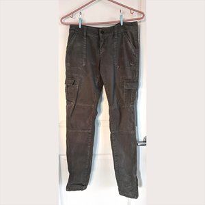 Khaki slim fit cargo pants